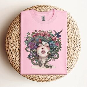 Medusa In Bloom T-Shirt